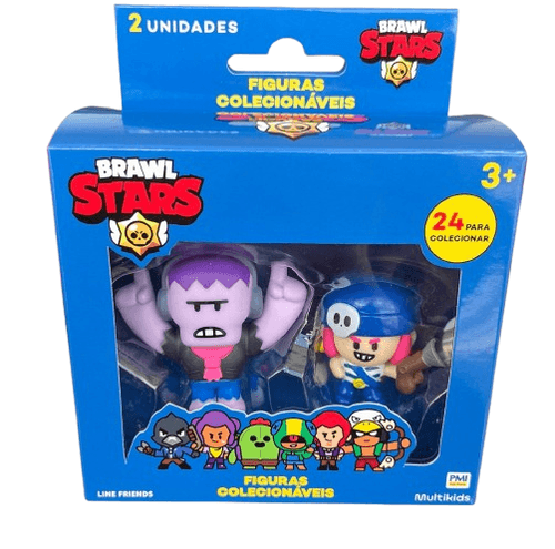 Bonecos Brawl Stars - Frank e Penny MULTIKIDS
