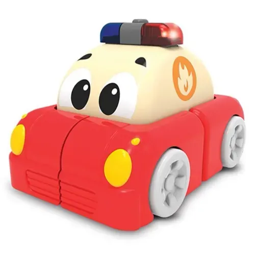 Carrinho musical divertido vermelho SHINY TOYS