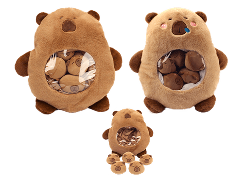 Pelucia capivara com filhote - 3683 BBR