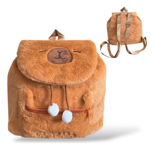 Mochila capivara com orelhinha - Capybara BBR