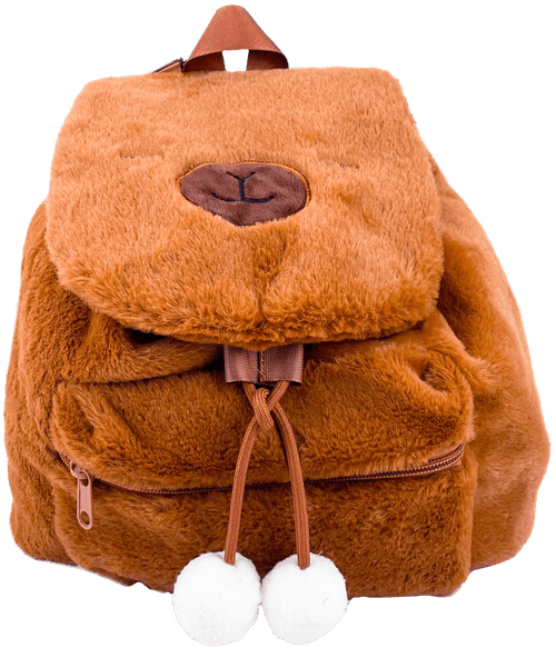 Mochila capivara com orelhinha BBR