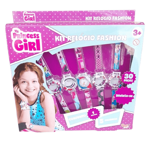 Kit de Relogios Fashion - My Princess Girl HONGYAO