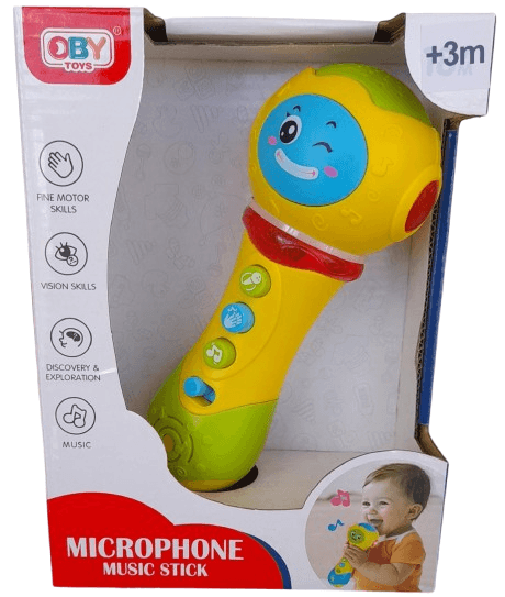 Microfone Musical Infantil - Oby Toys HONGYAO