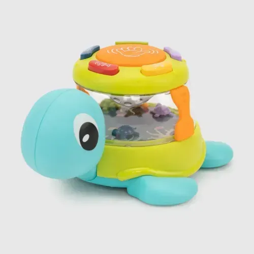 Brinquedo Bebe tartaruga com luz e som - verde - SL515 TERRACO