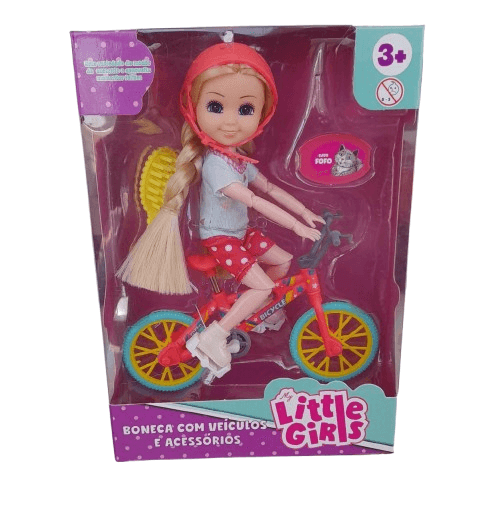 Boneca My Little Girls - Ciclista HONGYAO