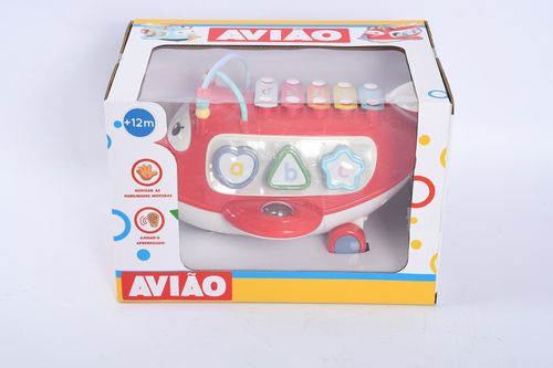 Xilofone Aviaozinho - Vermelho HONGYAO