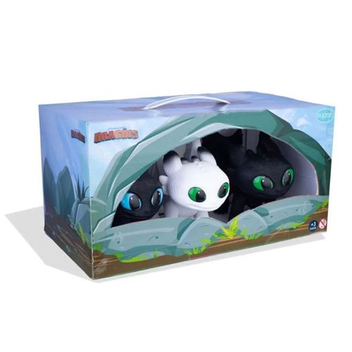 Bonecos - Pack Mini Baby Dragoes Como Treinar Seu Dragao PUPEE BRINQUEDOS