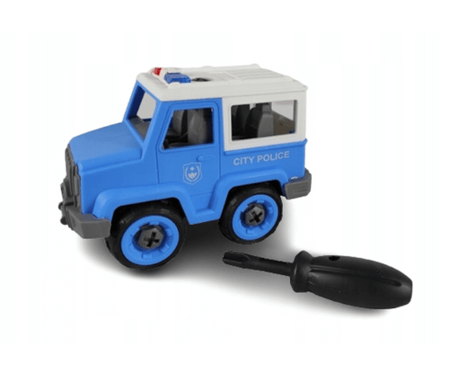 Mini-veiculo Hot Speeds - City Police - Azul e branco - SL336 TERRACO