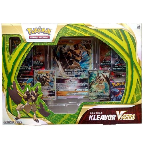 Jogo de Cartas - Pokemon Kleavor - V-Astro Forma Original COPAG DA AMAZONIA