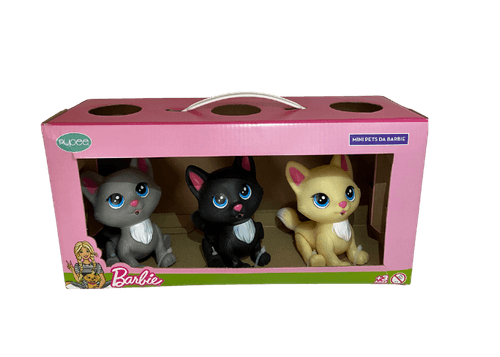 Mini Pets Gatos - Barbie Pupee PUPEE BRINQUEDOS