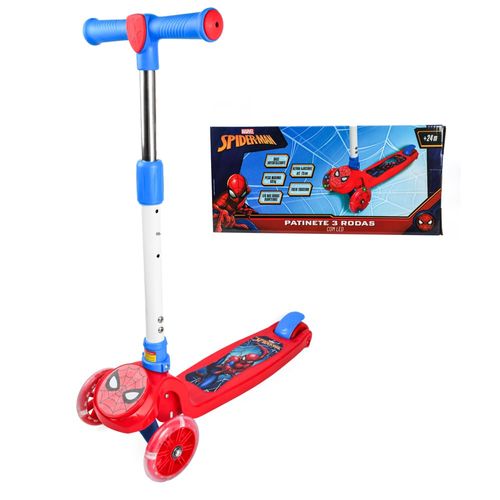 PATINETE 3D LED SPIDERMAN TERRACO