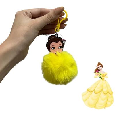 Chaveiro Pompom Princesa Disney - Bela - Toyng TOYNG