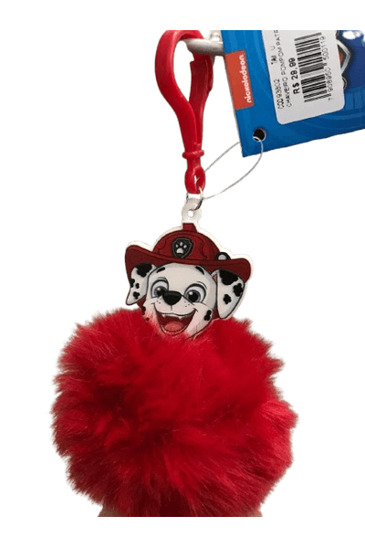 Chaveiro Pompom Patrulha Canina - Marshall TOYNG