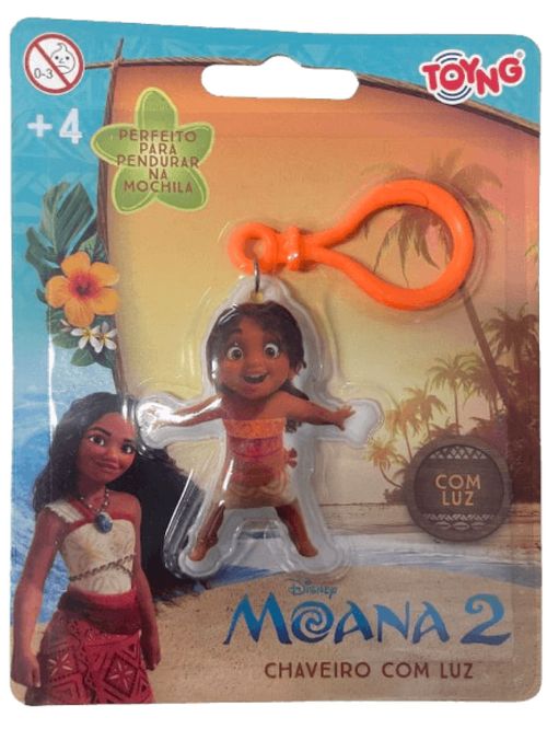 Chaveiro 2D com luz Moana - Simea TOYNG