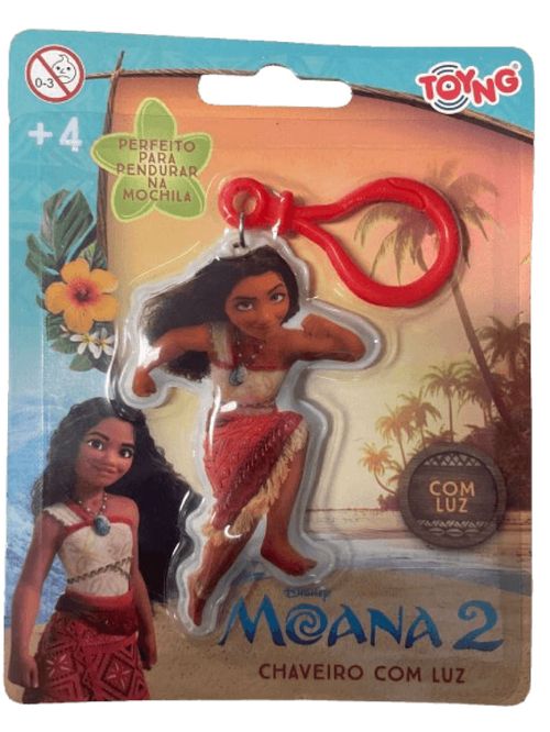Chaveiro 2D com luz Moana - Moana TOYNG