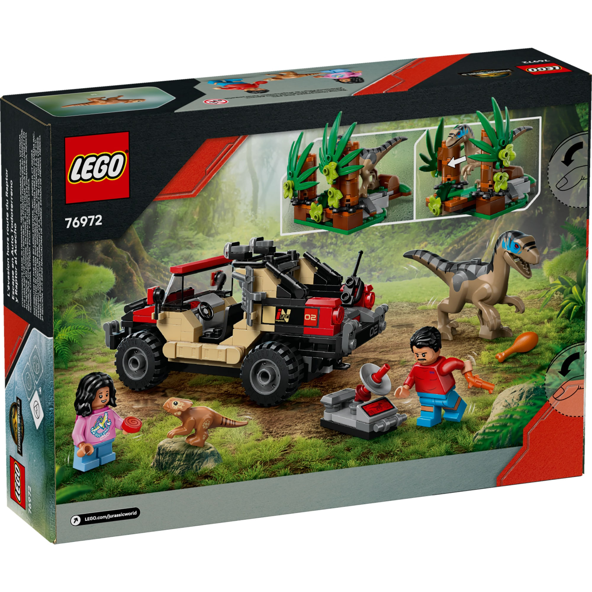 Blocos De Montar - JW Fuga Offroad Do Raptor LEGO DO BRASIL