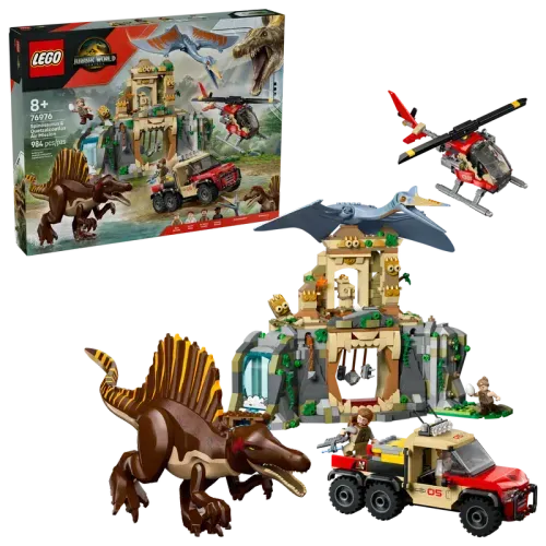 Blocos De Montar - Lego JW Fuga No Rio Do T Rex LEGO DO BRASIL