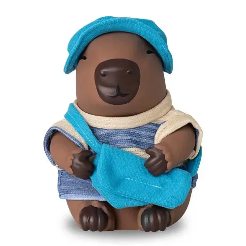 Boneco Capivara sueter azul - 8387 DIVERTOYS