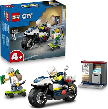 Blocos De Montar - Perseguicao com Motocicleta da Policia LEGO DO BRASIL