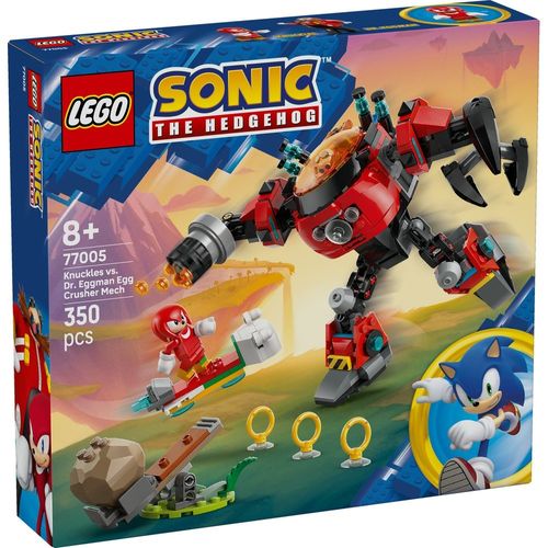 Blocos De Montar -  Knuckles vs Robo Egg Crusher do Dr Eggman LEGO DO BRASIL