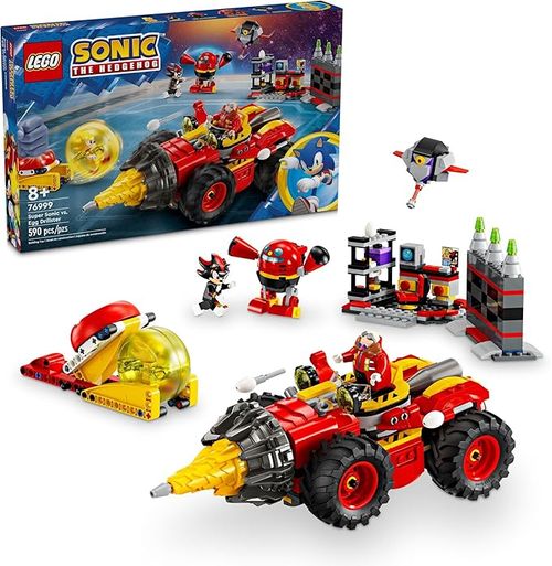 Blocos De Montar - Super Sonic VS Egg Drillster LEGO DO BRASIL