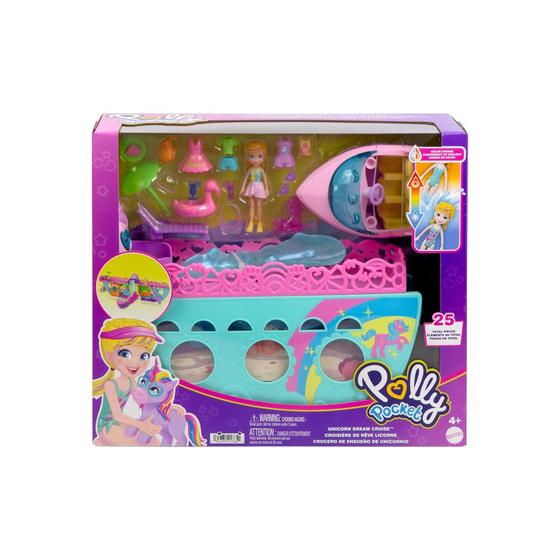 Polly Pocket Barco Unicórnio - Mattel