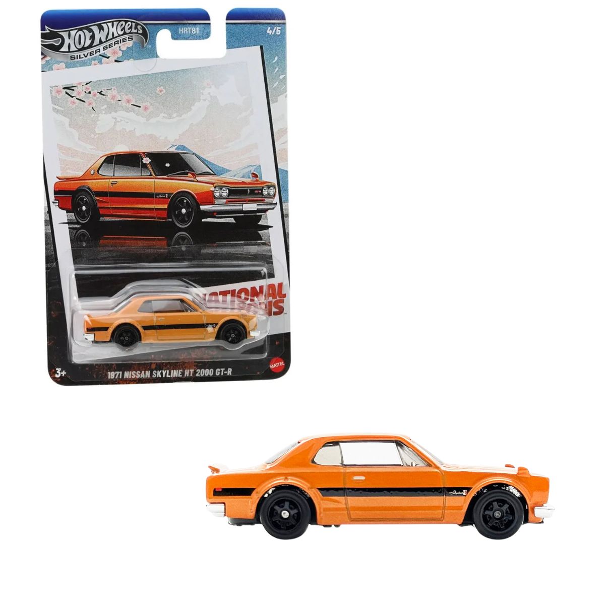 Hot Wheels National Icons - 1971 Nissan Skyline HT 2000 GT-R MATTEL