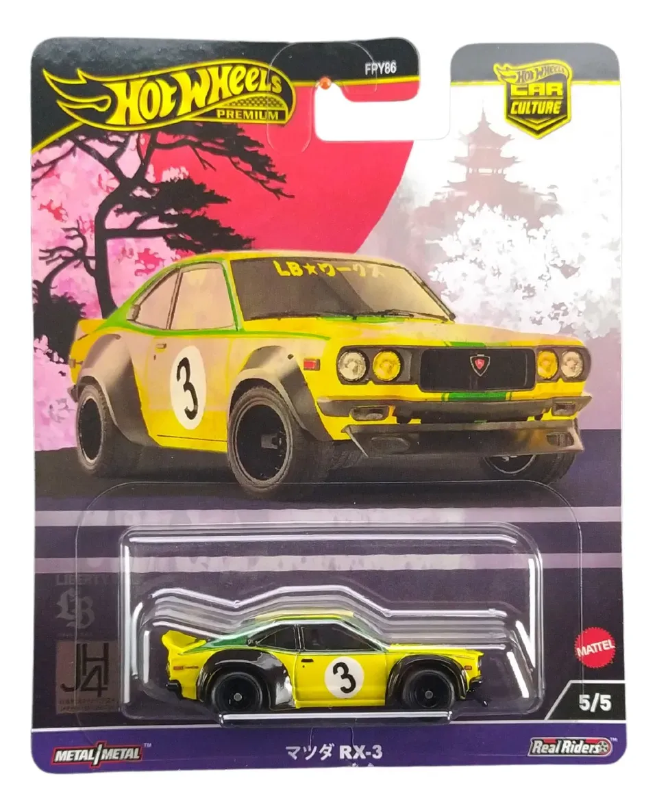 Carrinho Colecionável - Mazda RX3 - 1:64 - Hot Wheels - Collector - Mattel