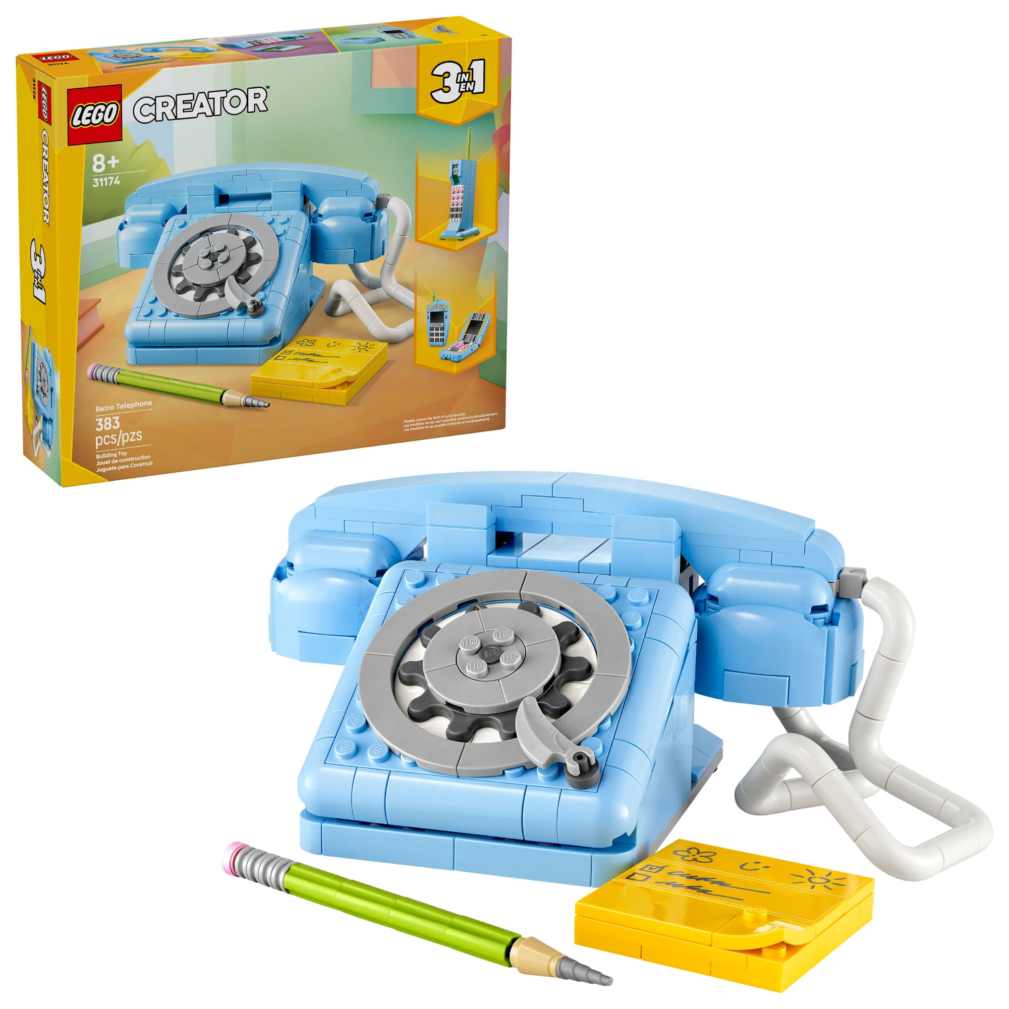 Blocos Montar - Tefefone Retro LEGO DO BRASIL