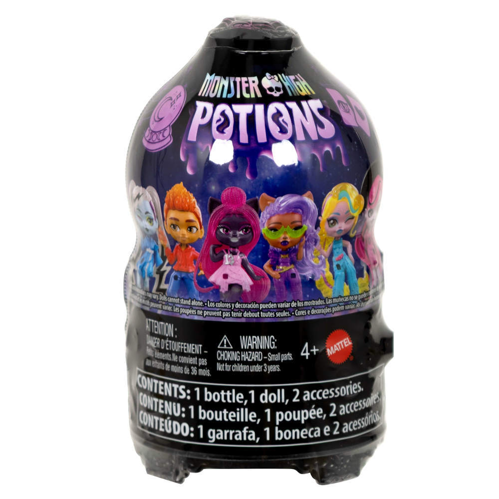Mini Boneca Monster High Poções Bola de Cristal - Modelo Surpresa com Revelação na Água - Mattel