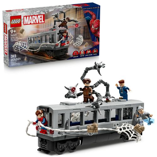 Blocos de Montar - Cena De Homem-Aranha Vs Doc Ock No Trem Do Metro LEGO DO BRASIL