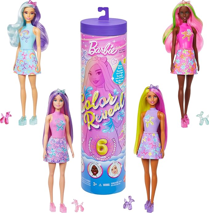 Barbie Color Reveal Animais com Balões - Mattel