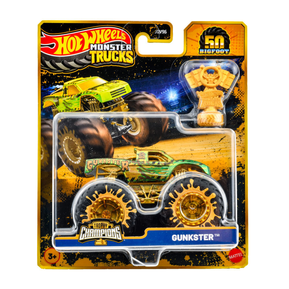 Carrinho - Gunkster Trophy Champions - Hot Wheels MATTEL