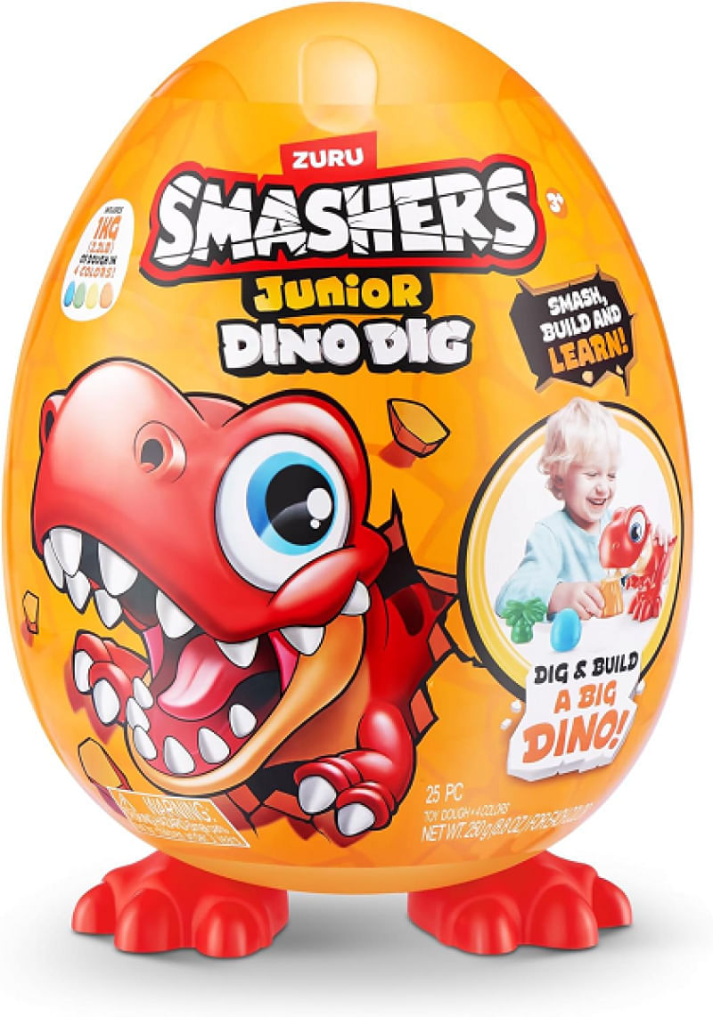 Smashers Junior Dino Dig Series 1 - Grande - Vermelho START-1760626472547