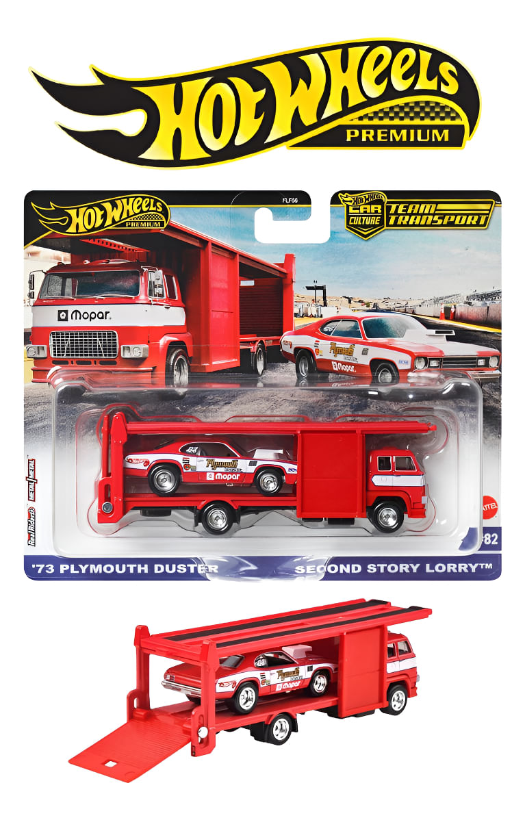 Hotwheels - Team Transporte - 73 Plymouth Duster MATTEL