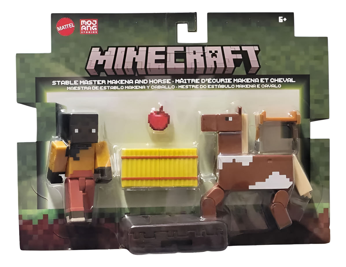 Minecraft - Mestre do Estabulo e Makena Cavalo MATTEL