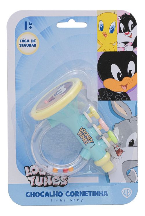 Chocalho - Para Bebe Cornetinha Looney Tunes OFFICIAL BRAND COMPA