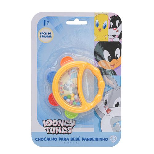 Chocalho - Para Bebe Pandeirinho Looney Tunes OFFICIAL BRAND COMPA