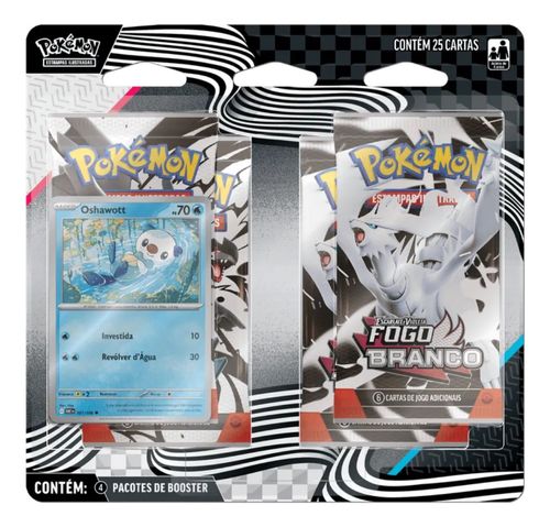 Cartas - Pokemon Fogo Branco - Oshawott COPAG DA AMAZONIA
