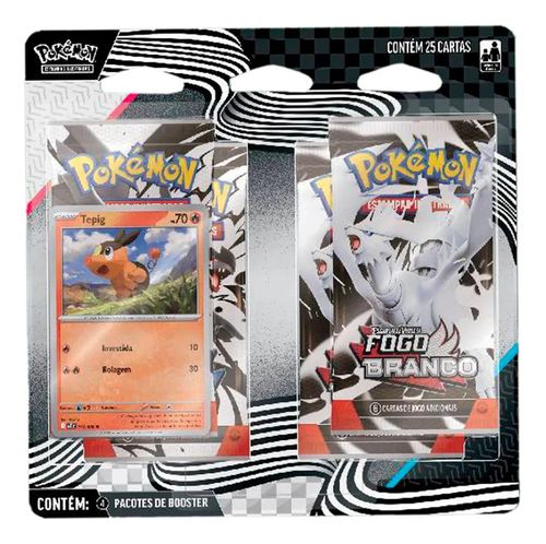 Cartas - Pokemon Fogo Branco - Tepig COPAG DA AMAZONIA