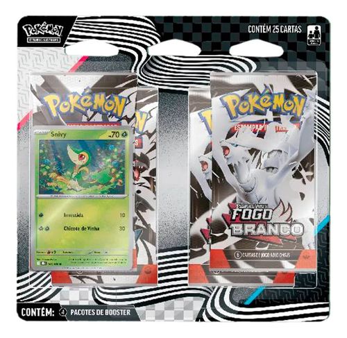 Cartas - Pokemon Fogo Branco - Snivy COPAG DA AMAZONIA