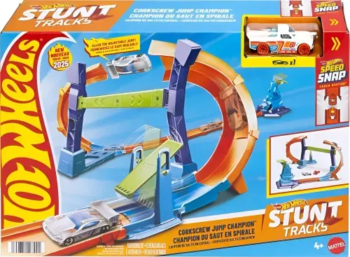 Pista - Hot Wheels - Campeao de Salto Crokscrew - GBF81 MATTEL