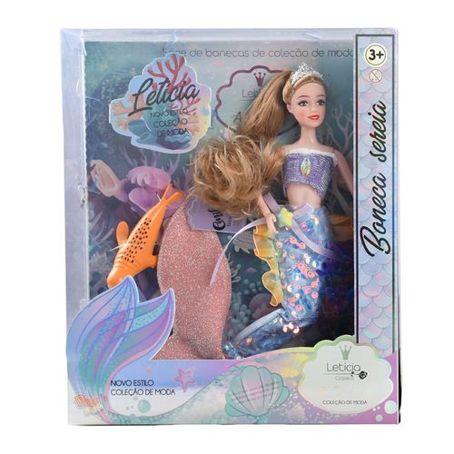 Boneca Leticia Novo Estilo Colecao de Moda - Lilas TERRACO
