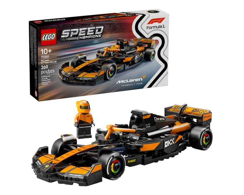 Blocos de Montar - Carro de Corrida Mc Laren Team LEGO DO BRASIL-1762200687241