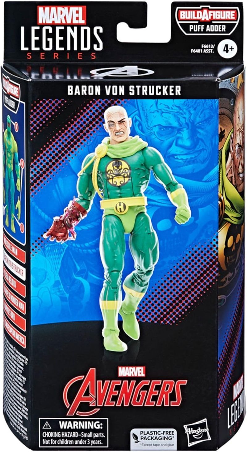 Boneco - Marvel Legends Baron Von Strucker HASBRO-1762262280586