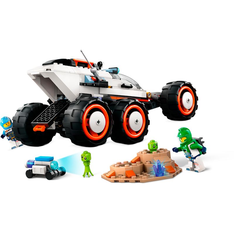 Blocos de Montar - Carro de Exploracao Espacial e Vida Extraterrestre LEGO DO BRASIL-1762450075254
