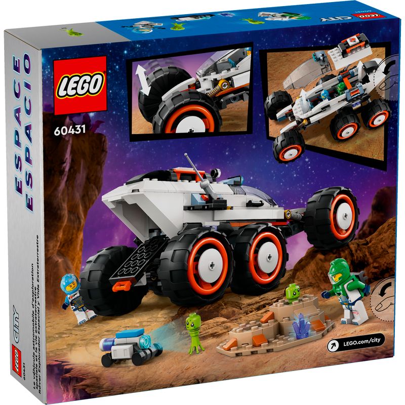 Blocos de Montar - Carro de Exploracao Espacial e Vida Extraterrestre LEGO DO BRASIL-1762450082278