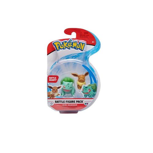 Pokemon 2 Battle Ready Eeve + Bulbasaur - 2601 SUNNY BRINQUEDOS