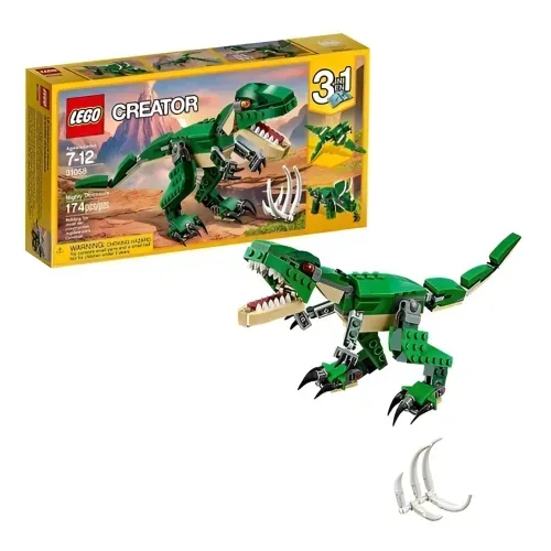 Blocos de Montar - Creator - Dinossauros Ferozes 3 em 1 - 31058 LEGO DO BRASIL