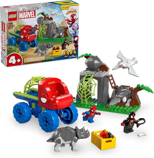 Blocos de Montar - Resgate da Equipe Spidey aos Dinos - LEGO LEGO DO BRASIL